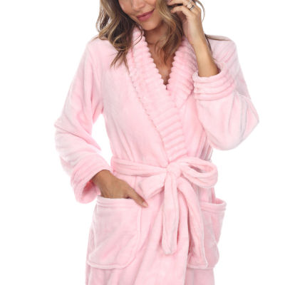 White Mark Womens Long Sleeve Long Length Robe
