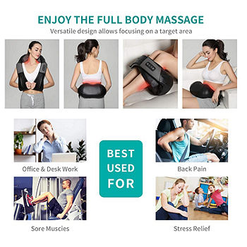 Shiatsu Plus Neck & Shoulder Massager with Heat