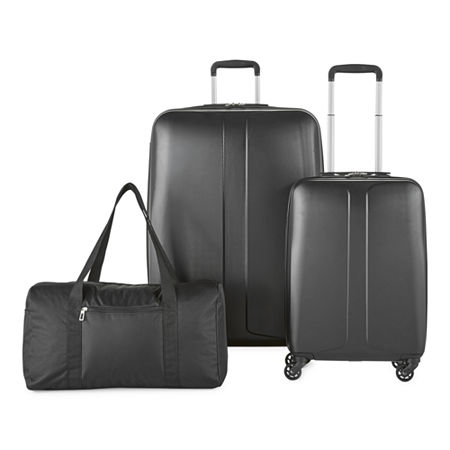 Protocol Kessler 3-pc. Hardside Luggage Set, One Size , Black
