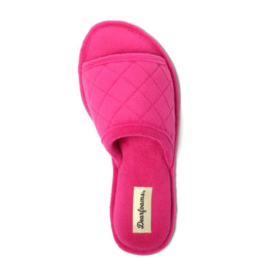 Dearfoams Beatrice Terry Womens Slip-On Slippers