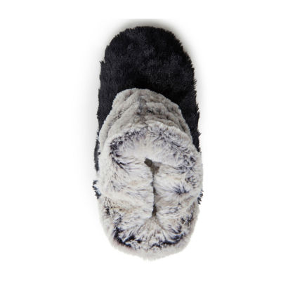 Dearfoams Beth Furry Womens Bootie Slippers