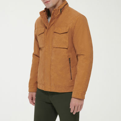 Dockers Military Mens Wind Resistant Lined Midweight Jacket