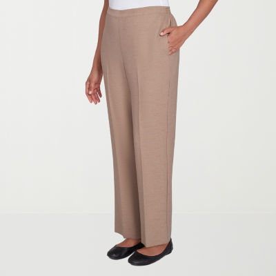 Alfred Dunner Emerald Isle Womens Straight Pull-On Pants