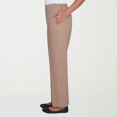 Alfred Dunner Emerald Isle Womens Straight Pull-On Pants