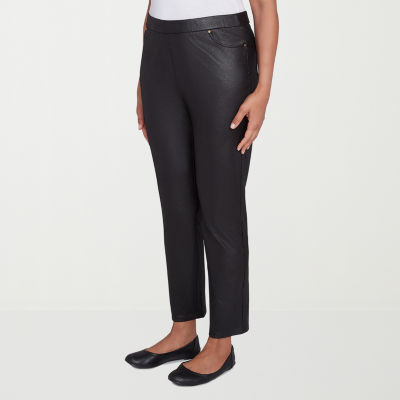 Alfred Dunner Rue Rivoli Womens Straight Pull-On Pants