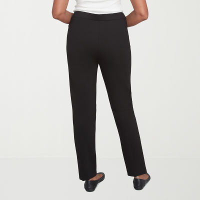 Alfred Dunner Rue Rivoli Womens Straight Pull-On Pants