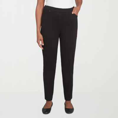 Alfred Dunner Rue Rivoli Womens Straight Pull-On Pants