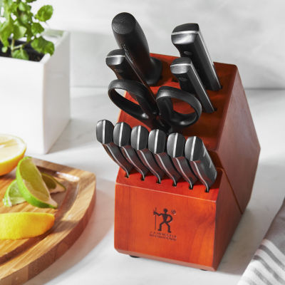 Henckels Dynamic 12pc. Knife Block Set, Color Black JCPenney