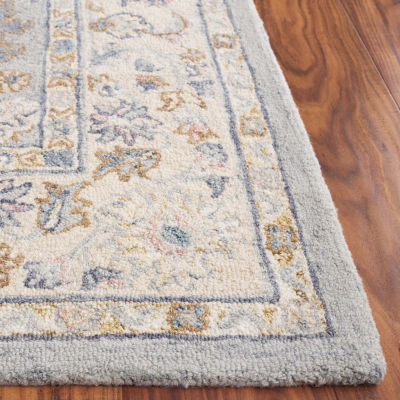 Martha Stewart Cassius Floral Hand Tufted Washable Indoor Rectangular Area Rug