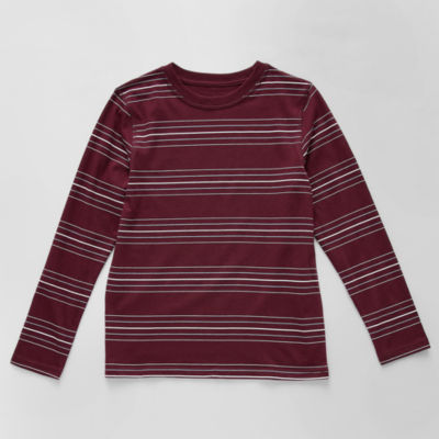 Thereabouts Little & Big Boys Crew Neck Long Sleeve T-Shirt