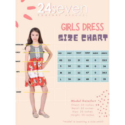 24sevenkid Big Girls Sleeveless A-Line Dress