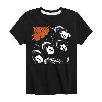 Little & Big Boys Crew Neck Short Sleeve The Beatles Graphic T-Shirt