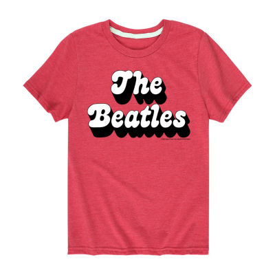 Little & Big Boys Crew Neck Short Sleeve The Beatles Graphic T-Shirt