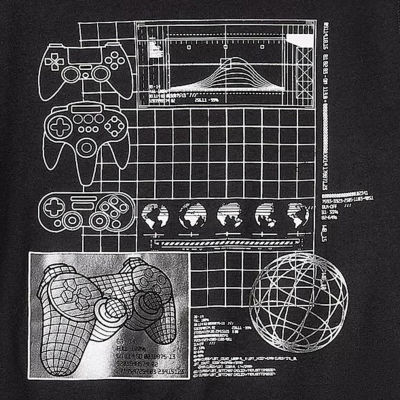 Thereabouts Little & Big Kid Boys Crew Neck Long Sleeve Regular Fit Graphic T-Shirt