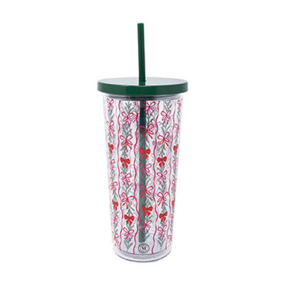 Martha Stewart Acrylic Tumbler with Straw