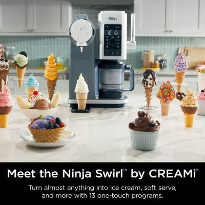 Ninja® Swirl CREAMi Soft-Serve Ice Cream Maker, Color: Silver