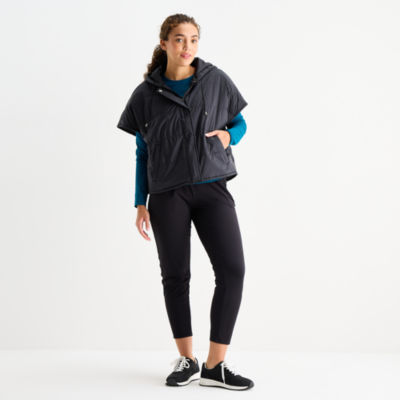 Xersion Womens Woven Poncho Vest