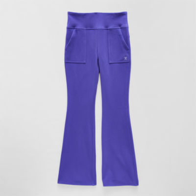 Xersion Little & Big Kid Girls High Rise Flare Regular Fit Pull-On Pant