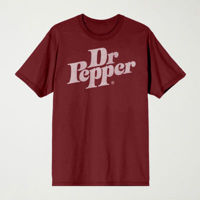 Mens Short Sleeve Dr. Pepper Graphic T-Shirt