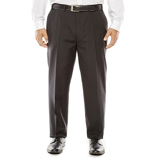 Collection by Michael Strahan Striped Black Suit Pants - Big & Tall