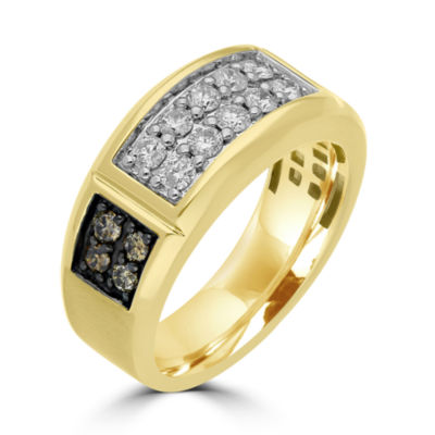 Mens CT. T.W. Natural Diamond 10K Gold Fashion Ring