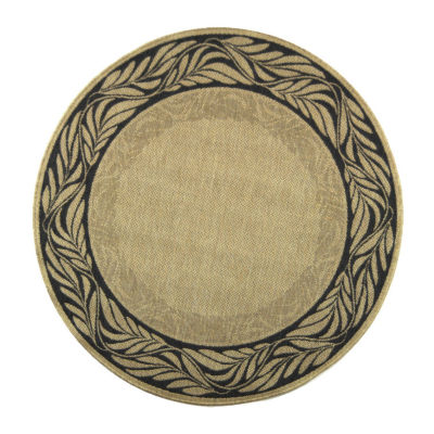 Safavieh Salena Oriental Indoor Outdoor Round Area Rug