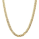 14K Gold Solid Anchor Chain Necklace