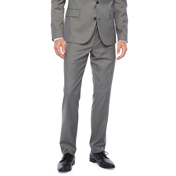 JF J.Ferrar Ultra Comfort Medium Gray Super Slim Fit Suit Jacket
