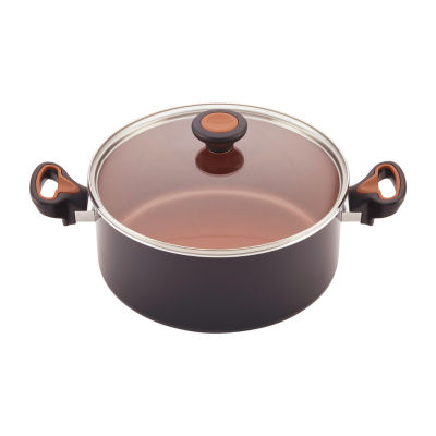 Farberware Glide Copper Ceramic 10-pc. Nonstick Cookware Set