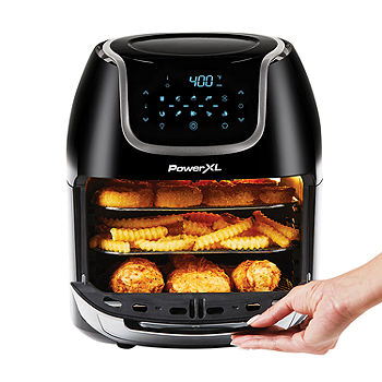 PowerXL Air Fryer Oven Pro, Crisp, Cook, Rotisserie, Dehydrate; 7