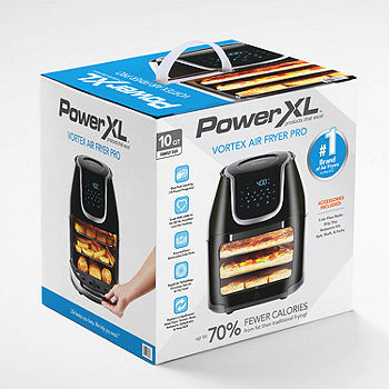 PowerXL Vortex Pro 10-Quart Air Fryer PXLAFP-10Q, Color: Black