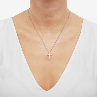 Jcpenney womens 2025 cross necklace