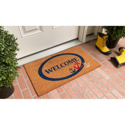 Calloway Mills Triple Anchor Outdoor Rectangular Doormat