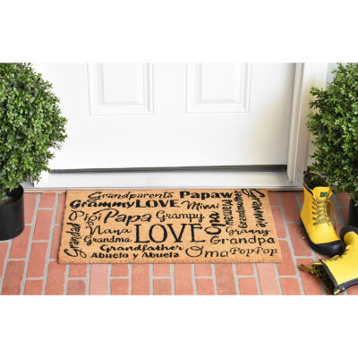 Calloway Mills Grandparents Outdoor Rectangular Doormat