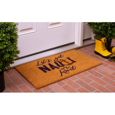 Calloway Mills Nauti Or Knot Outdoor Rectangular Doormats