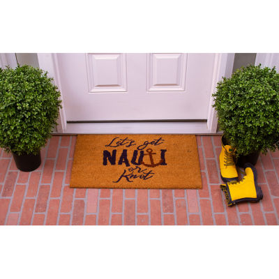 Calloway Mills Nauti Or Knot Outdoor Rectangular Doormats