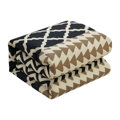 Stratford Park Marve 7-pc. Geometric Lightweight Reversible Comforter Set
