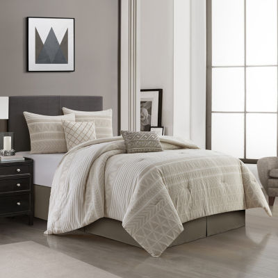 Stratford Park Yasmin 6-pc. Geometric Lightweight Comforter Set