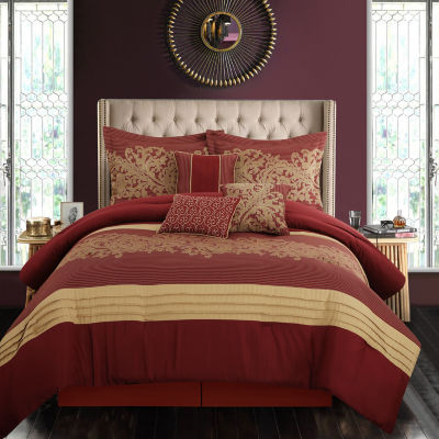 Stratford Park Kerrie 7-pc. Damask + Scroll Lightweight Comforter Set