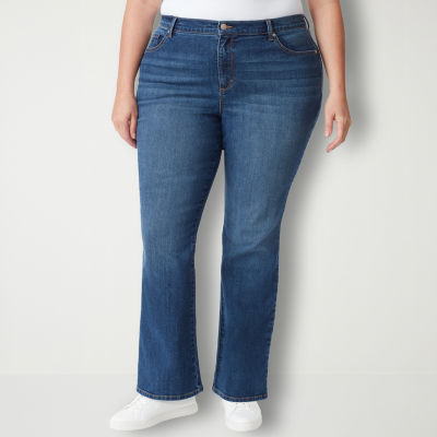 Gloria Vanderbilt® Amanda Plus Womens High Rise Bootcut Jean, Color ...
