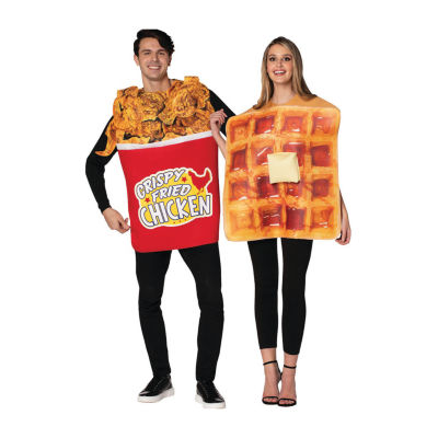 Unisex Adult Chicken & Waffle Couples Costume