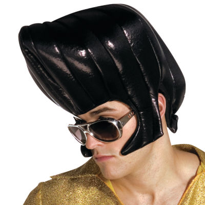 Adult Rockin Wig Black Costume Accessory