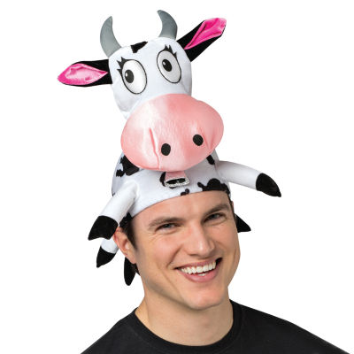 Unisex Adult Cow Hat Costume Accessory