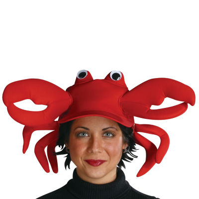 Unisex Adult Crab Cap Costume Accessory