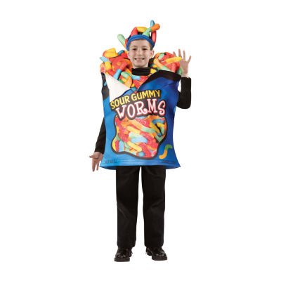 Kids Sour Gummy Worms Costume