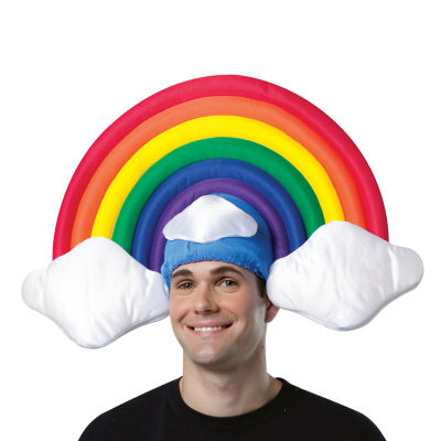 Adult Rainbow Hat Costume Accessory