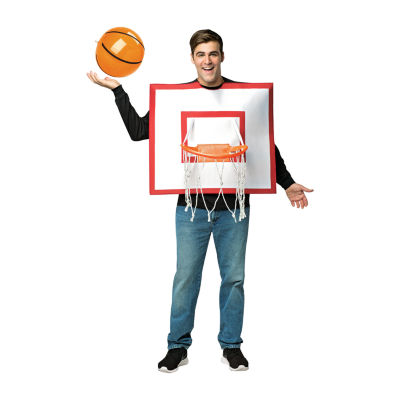 Unisex Adult Basketball Hoop With Ball Costume