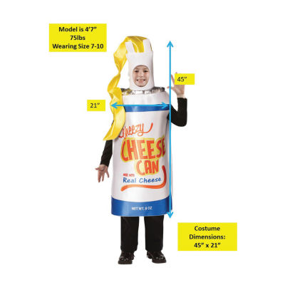 Little & Big  Unisex Cheezy Cheese Spray Child Costume