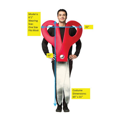 Unisex Adult Scissors Costume