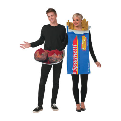 Adult Spaghetti And Meatballs Couple Costume